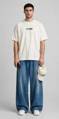 BASIC OFF WHITE OVERSIZED T-SHIRT