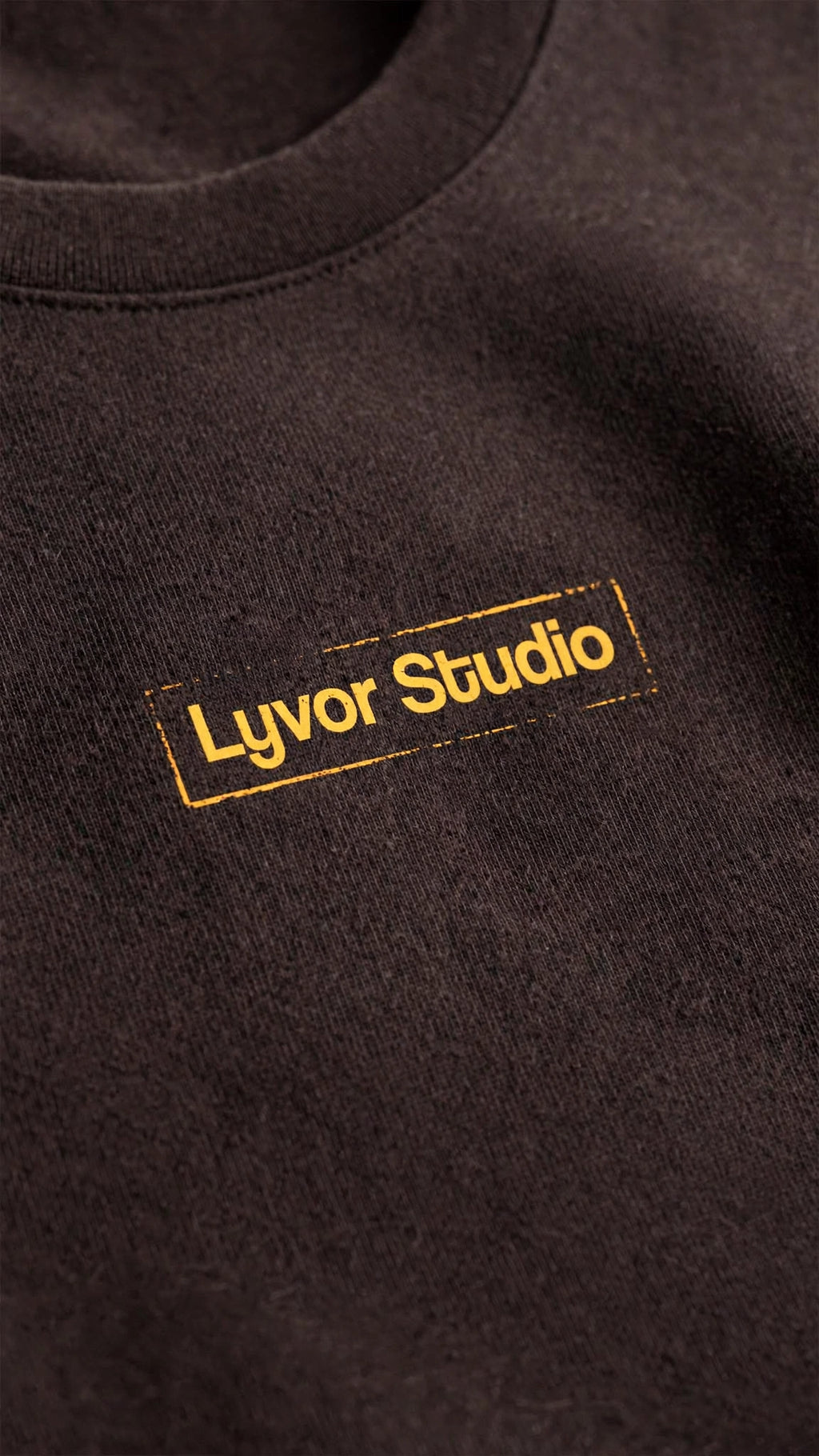 24 HOURS BROWN OVERSIZED T-SHIRT