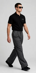 BASIC BLACK POLO T-SHIRT