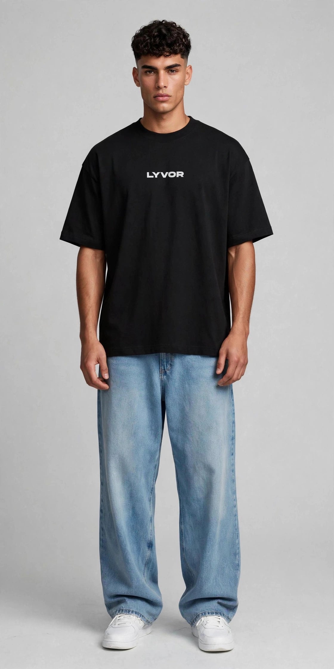 BASIC BLACK OVERSIZED T-SHIRT