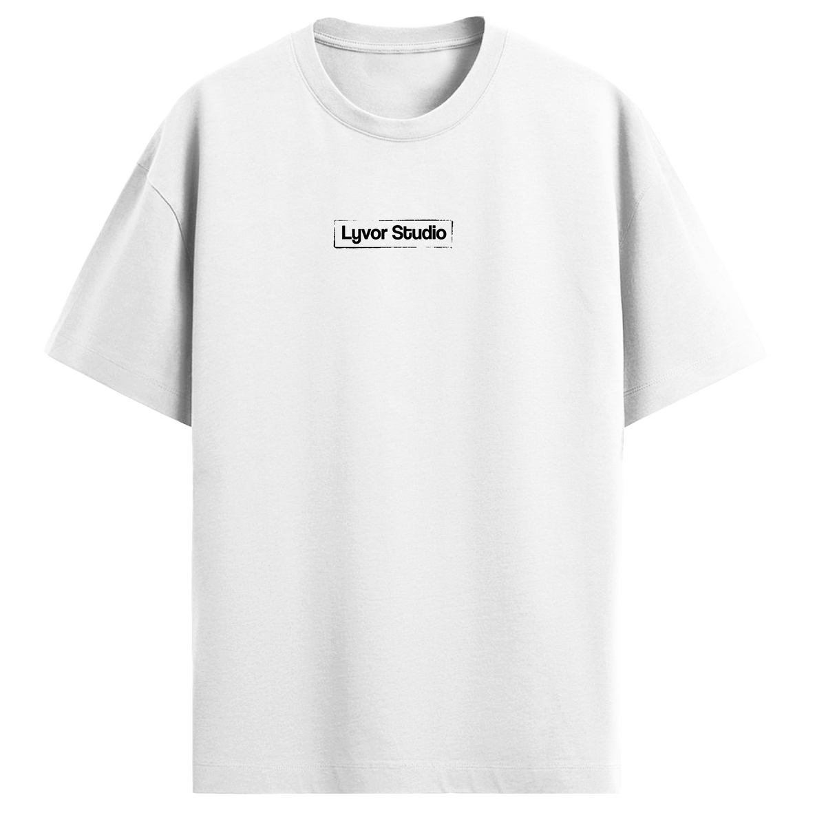 24 HOURS WHITE OVERSIZED T-SHIRT