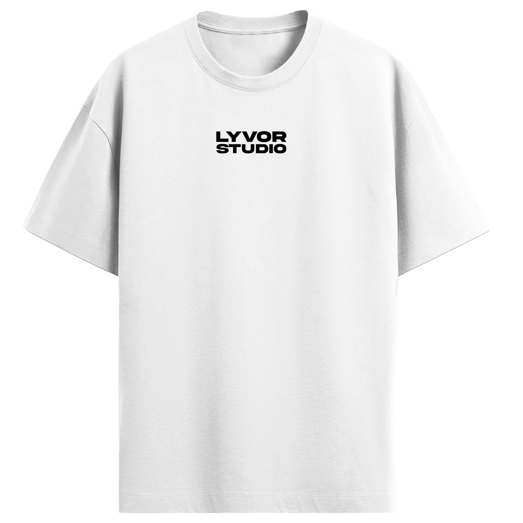 LIVIN WHITE OVERSIZED T-SHIRT
